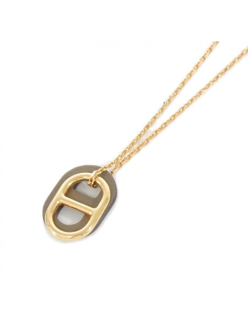 Hermes Maillon Necklace Pink